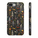Mini Skeletons in Mystique Garden 3D Phone Case for iPhone, Samsung, Pixel iPhone 8 Plus / Glossy