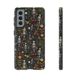 Mini Skeletons in Mystique Garden 3D Phone Case for iPhone, Samsung, Pixel Samsung Galaxy S21 / Matte