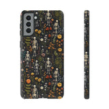 Mini Skeletons in Mystique Garden 3D Phone Case for iPhone, Samsung, Pixel Samsung Galaxy S21 Plus / Matte