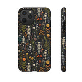 Mini Skeletons in Mystique Garden 3D Phone Case for iPhone, Samsung, Pixel iPhone 11 Pro / Glossy