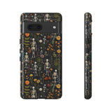 Mini Skeletons in Mystique Garden 3D Phone Case for iPhone, Samsung, Pixel Google Pixel 7 / Glossy