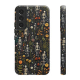 Mini Skeletons in Mystique Garden 3D Phone Case for iPhone, Samsung, Pixel Samsung Galaxy S22 / Matte