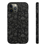 Black Roses Aesthetic Phone Case for iPhone, Samsung, Pixel iPhone 12 Pro Max / Glossy