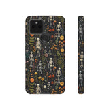Mini Skeletons in Mystique Garden 3D Phone Case for iPhone, Samsung, Pixel Google Pixel 5 5G / Glossy