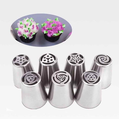 BakeAid™ Original Flower Russian Icing Piping Tip Sets