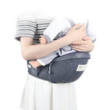 Baby Hip Seat Carrier Grey