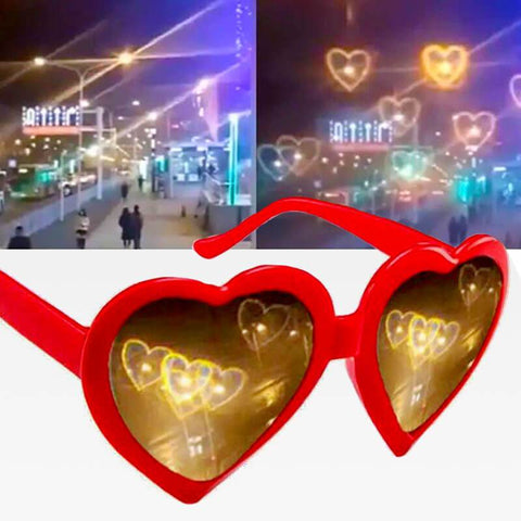HaloHearts™ Magical Heart Diffraction Special Effect Glasses