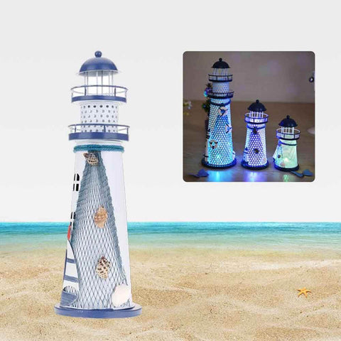 Oceanica LED Lighthouse Lantern Nightlight Large