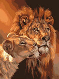 Picarts™ Lion Love Paint-By-Numbers Kit