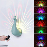 RoyalVain™ Peacock Projection Light White Lamp Body