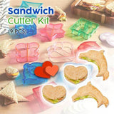 Lunch Punch Sandwich Cutter Set (9 Pcs)