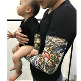 2019 Tattoo Sleeve Print Baby Romper