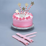Adjustable Cake Scraper Edge Smoother Spatula Pink