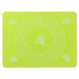 Nonstick Silicone Pastry Mat With Measurements Green