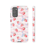 Dreamy Strawberry Cloud Phone Case - Pretty Pink Sky Protective Phone Cover for iPhone, Samsung, Pixel