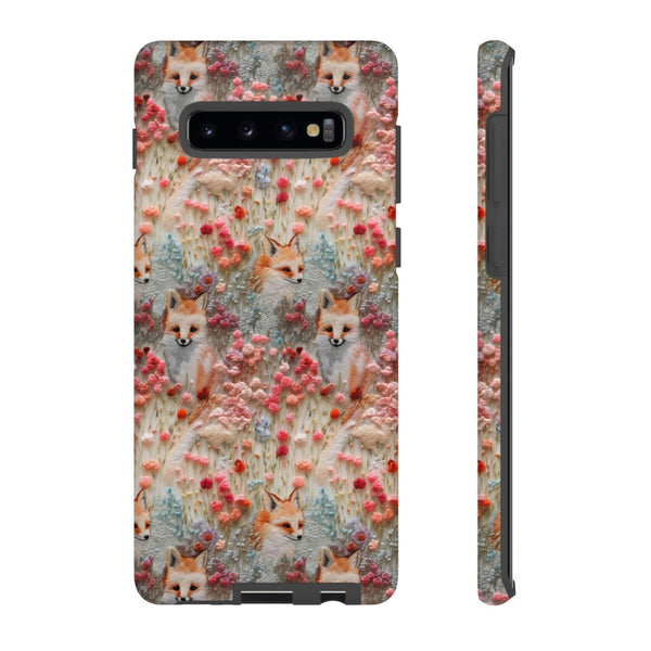 Cottagecore Fox 3D Aesthetic Phone Case for iPhone, Samsung, Pixel