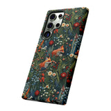 Botanical Fox Aesthetic Phone Case for iPhone, Samsung, Pixel