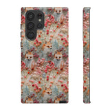 Cottagecore Fox 3D Aesthetic Phone Case for iPhone, Samsung, Pixel Samsung Galaxy S22 Ultra / Glossy