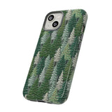 Christmas Forest 3D Aesthetic Phone Case for iPhone, Samsung, Pixel