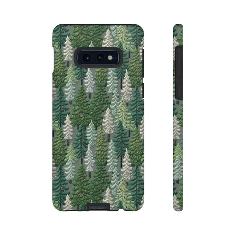 Christmas Forest 3D Aesthetic Phone Case for iPhone, Samsung, Pixel