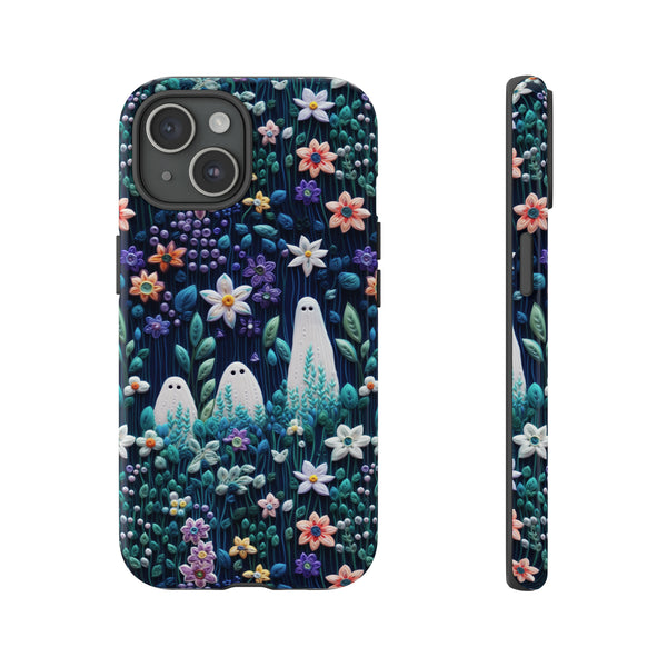 Ghosts in the Garden Aesthetic 3D Phone Case for iPhone, Samsung, Pixel