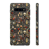Magical Skull Garden Aesthetic 3D Phone Case for iPhone, Samsung, Pixel Samsung Galaxy S10 Plus / Glossy