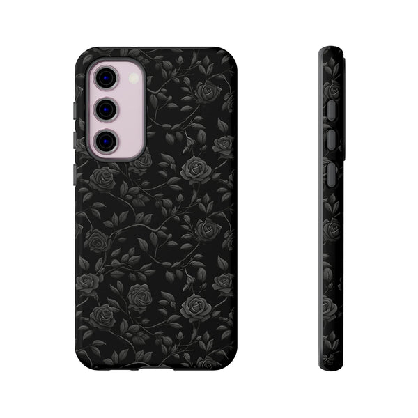 Black Roses Aesthetic Phone Case for iPhone, Samsung, Pixel