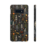 Mini Skeletons in Mystique Garden 3D Phone Case for iPhone, Samsung, Pixel Samsung Galaxy S10E / Matte