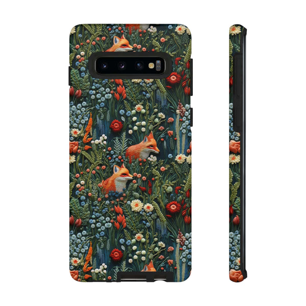 Botanical Fox Aesthetic Phone Case for iPhone, Samsung, Pixel