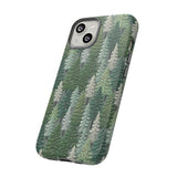 Christmas Forest 3D Aesthetic Phone Case for iPhone, Samsung, Pixel