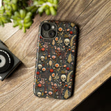 Magical Skull Garden Aesthetic 3D Phone Case for iPhone, Samsung, Pixel