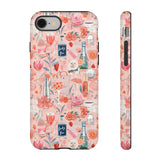 Pretty Pink Collage Phone Case - Preppy Trendy Art Aesthetic Phonecase for iPhone, Samsung, Pixel