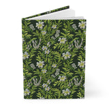 Evergreen Meadow Wildflower Journal - Hardcover Blank Lined Notebook