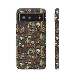 Magical Skull Garden Aesthetic 3D Phone Case for iPhone, Samsung, Pixel