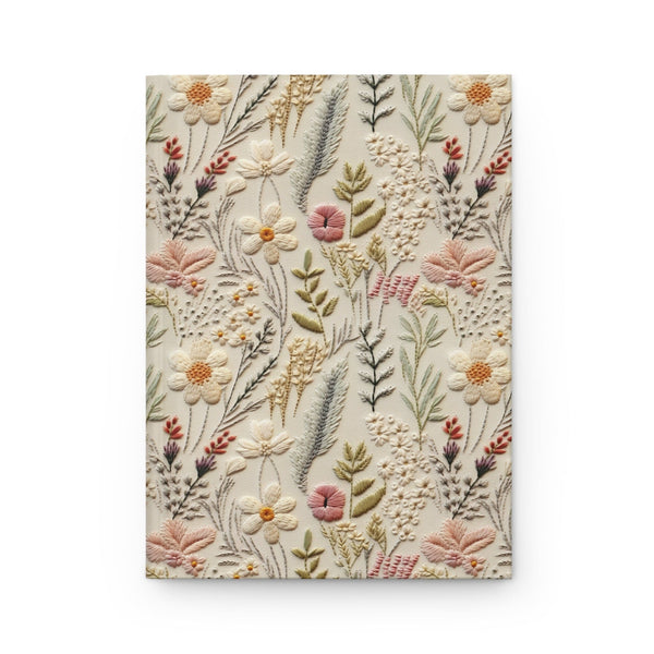 Boho Wildflower Cottagecore Aesthetic Flowers Notebook Journal