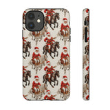 Cowboy Santa Embroidery Phone Case for iPhone, Samsung, Pixel iPhone 11 / Matte