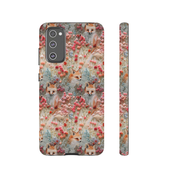 Cottagecore Fox 3D Aesthetic Phone Case for iPhone, Samsung, Pixel