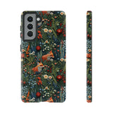 Botanical Fox Aesthetic Phone Case for iPhone, Samsung, Pixel