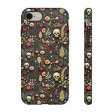 Magical Skull Garden Aesthetic 3D Phone Case for iPhone, Samsung, Pixel iPhone 8 / Glossy