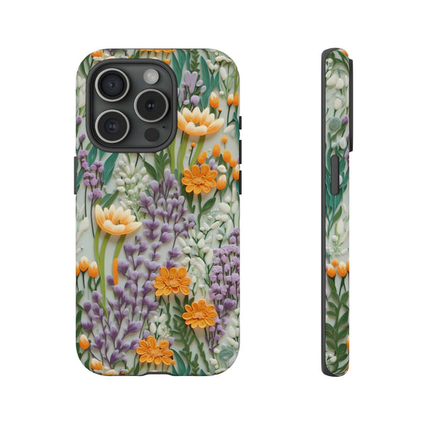 Floral Cottagecore Aesthetic  Phone Case for iPhone, Samsung, Pixel