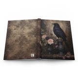Raven Dark Academia Aesthetic Notebook - Hardcover Gothic Journal Journal