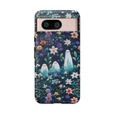 Ghosts in the Garden Aesthetic 3D Phone Case for iPhone, Samsung, Pixel