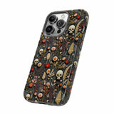 Magical Skull Garden Aesthetic 3D Phone Case for iPhone, Samsung, Pixel