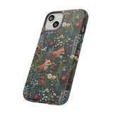 Botanical Fox Aesthetic Phone Case for iPhone, Samsung, Pixel