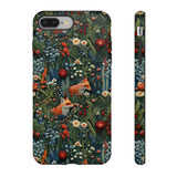 Botanical Fox Aesthetic Phone Case for iPhone, Samsung, Pixel iPhone 8 Plus / Matte
