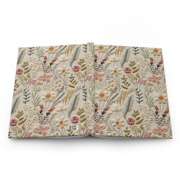 Boho Wildflower Cottagecore Aesthetic Flowers Notebook Journal