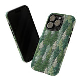 Christmas Forest 3D Aesthetic Phone Case for iPhone, Samsung, Pixel