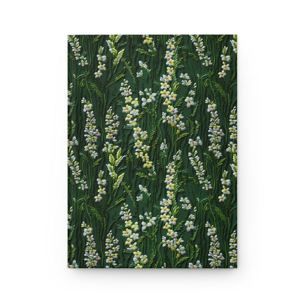 Shadow Blooms Wildflower Journal - Hardcover Blank Lined Notebook