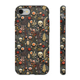 Magical Skull Garden Aesthetic 3D Phone Case for iPhone, Samsung, Pixel iPhone 8 / Matte