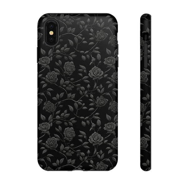 Black Roses Aesthetic Phone Case for iPhone, Samsung, Pixel